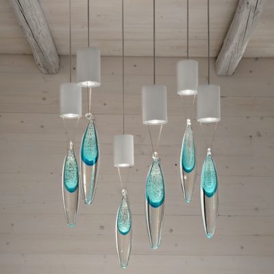 Anima 6-Light Pendant by Masiero - Starlight Lighting USA and Canada